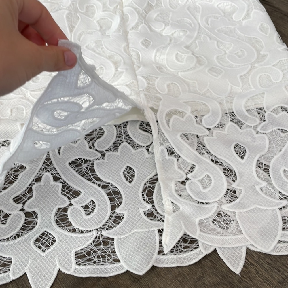 Bardot White Lace Dress - Picture 7 of 13